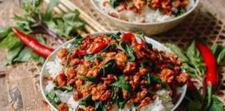 Deciding What to Have for Dinner? Cook Thai Basil Chicken