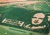 Astronaut Corn Maze Photographed From Space