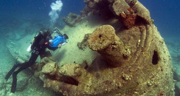 sunken war graves