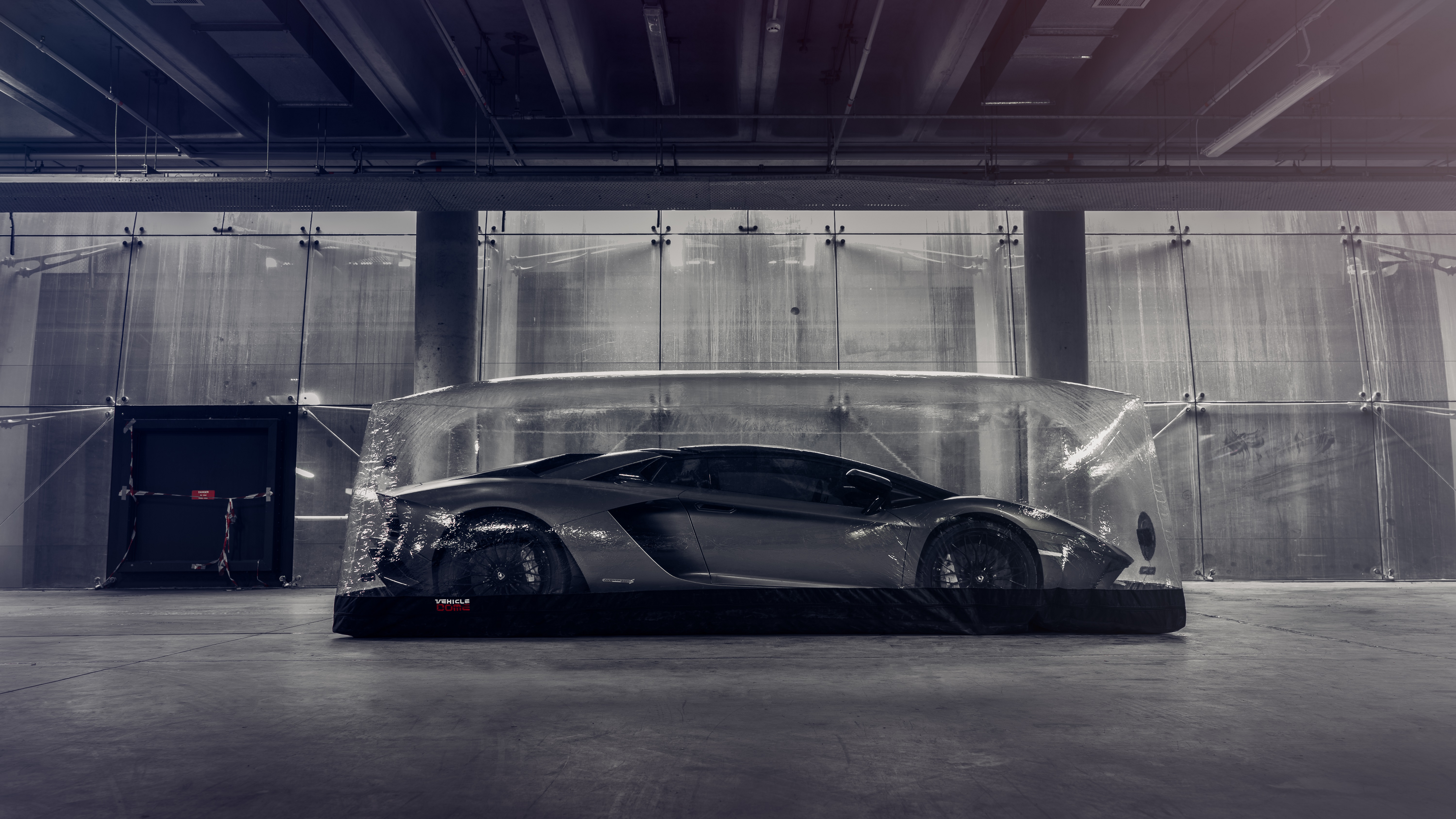Aventador SVJ Coupe in a Vehicle Dome