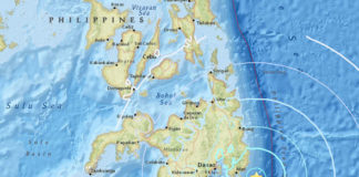 6.9-magnitude quake strikes off southern Philippines