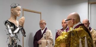 Meet the AI monk: Buddhist robot costing £700,000 is now delivering religious teachings at a 400-year-old temple in the Japanese city of Kyoto