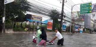 April Showers Floods Pattaya