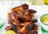 Sticky Chicken Wings with Lemongrass and Lime Leaf Recipe