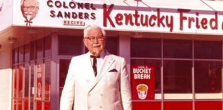 At age 65 Colonel Sanders created the second largest restaurant chain in the world