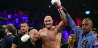 Tyson Fury defeats Germany’s Tom Schwarz in second-round technical knock-out