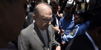 Pakistan ex-president Zardari held on money-laundering charges