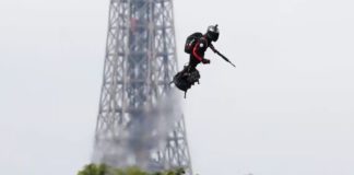 Flyboard inventor poised for record Channel crossing