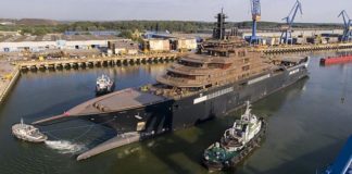 World’s largest yacht launched: The 183m REV Ocean