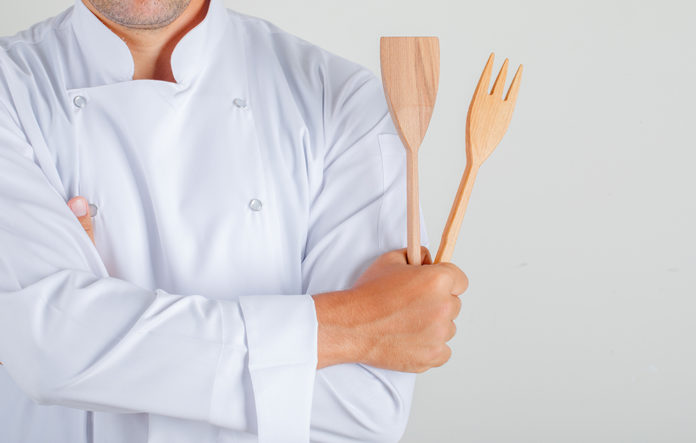 male-chef-holding